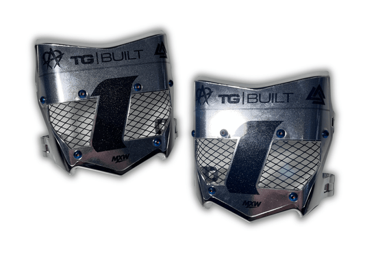 *Full Chrome* Titanium Vented Plate - MXwraps