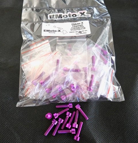 EMoto - X Titanium Replacement Peg pins - MXwraps