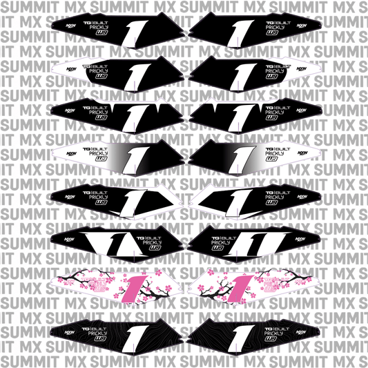 Surron LBX/Eride Pro Side Fender Decals - MXwraps