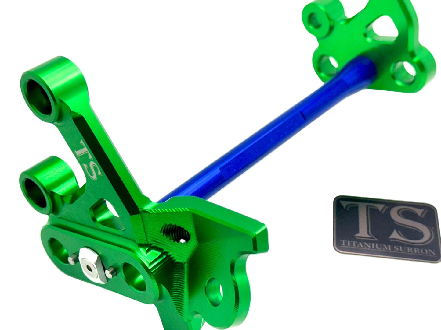 Custom CNC Aluminum Footpeg Bracket Assembly Surron - MXwraps