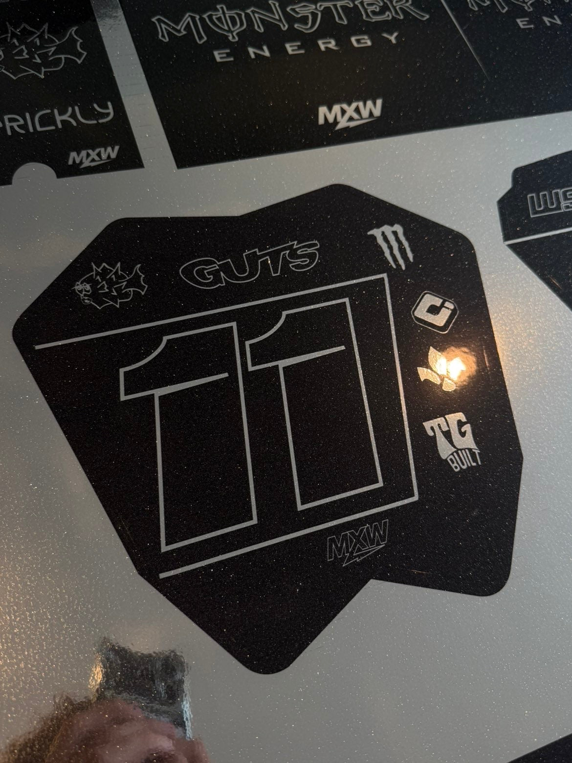 ETM RTR Front Plate Decal - MXwraps