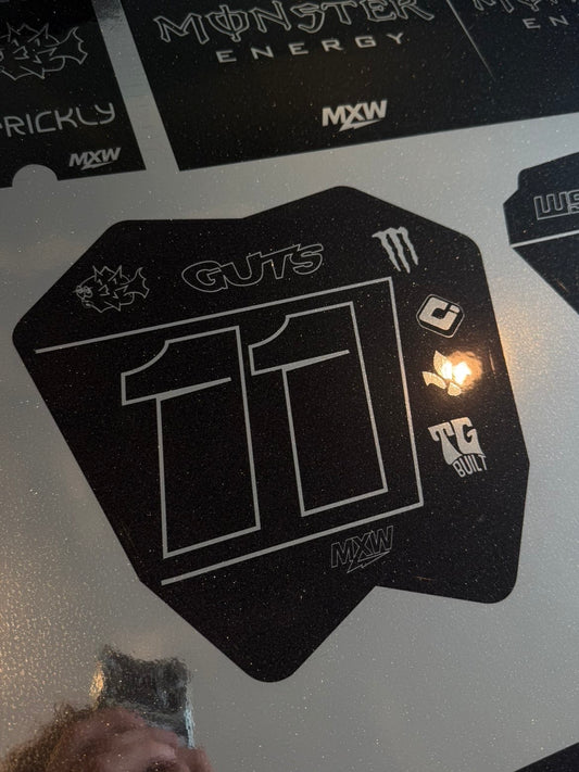 ETM RTR Front Plate Decal - MXwraps