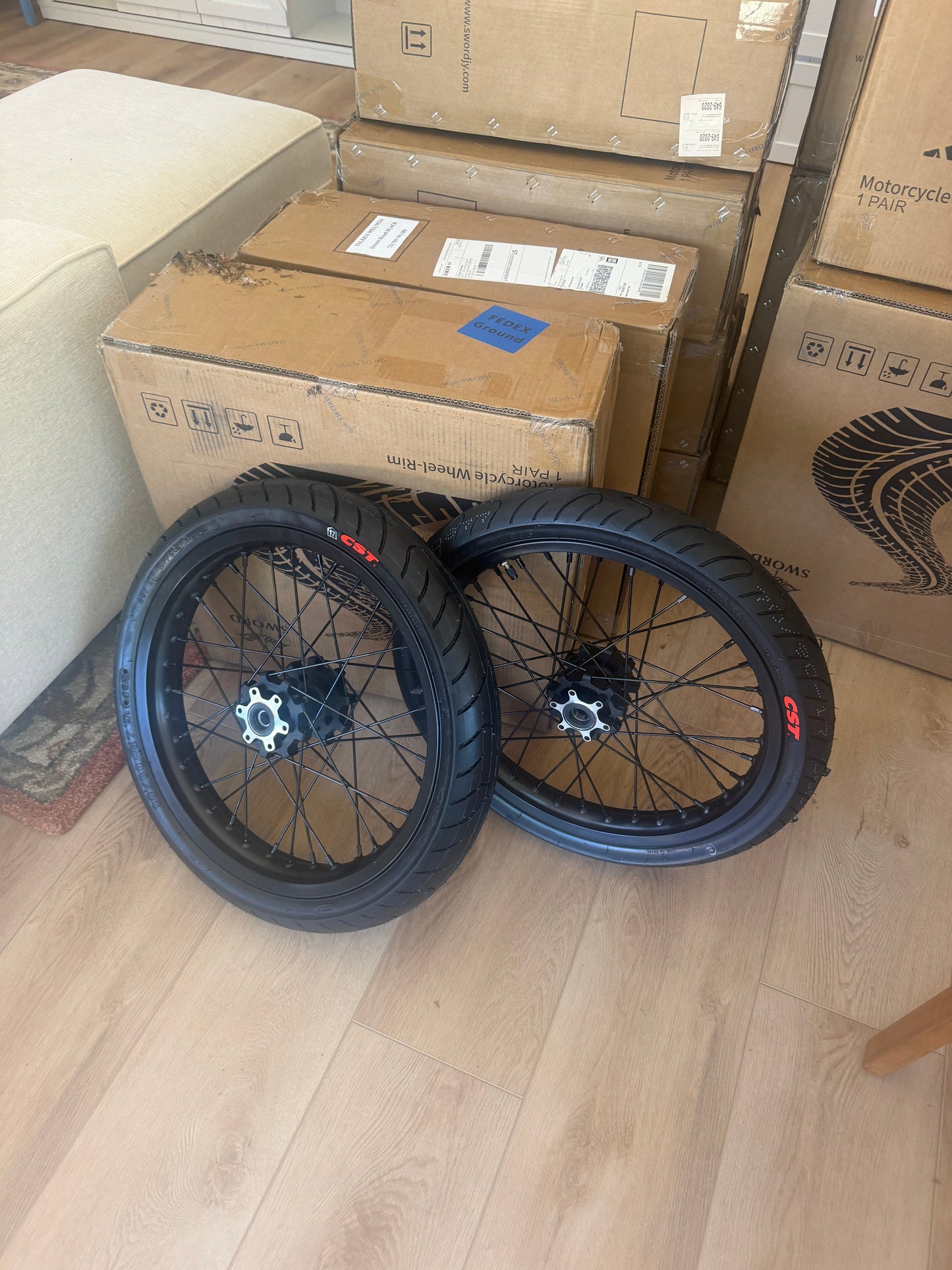 Talaria MX5 Supermoto Wheel Set