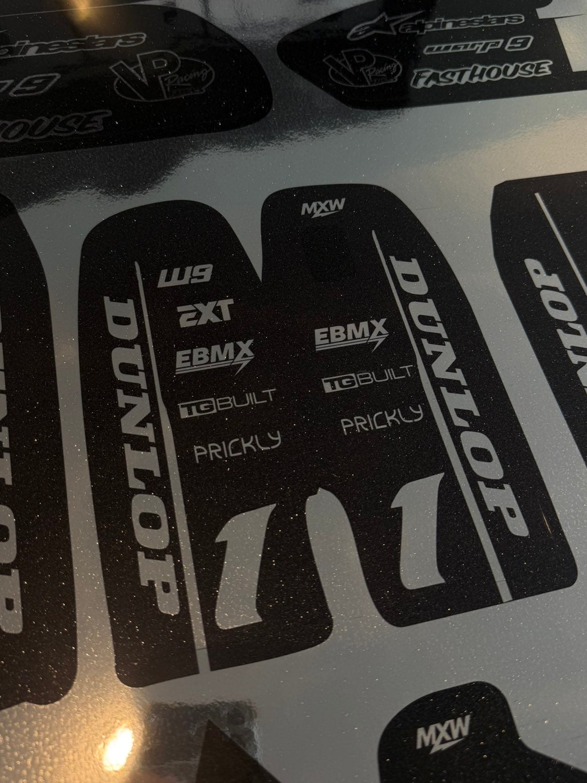 Yozma Fork Guard Decals - MXwraps