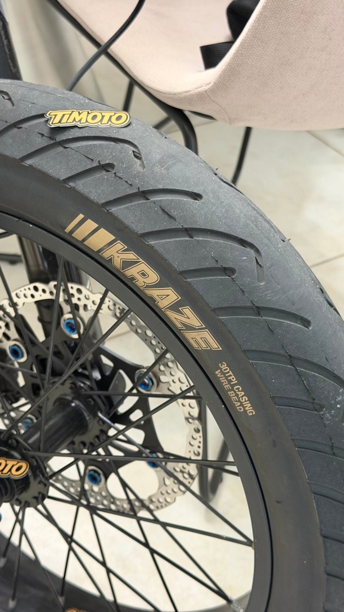 Kenda Kraze 20x4.25 Supermoto Fat Tire for Electric Bikes (single) - MXwraps