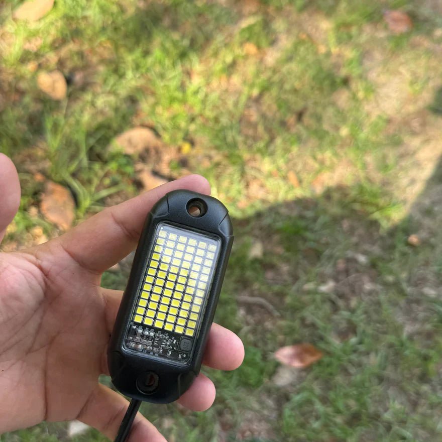 Battery Powered High - Output Rock Light with a switch - MXwraps