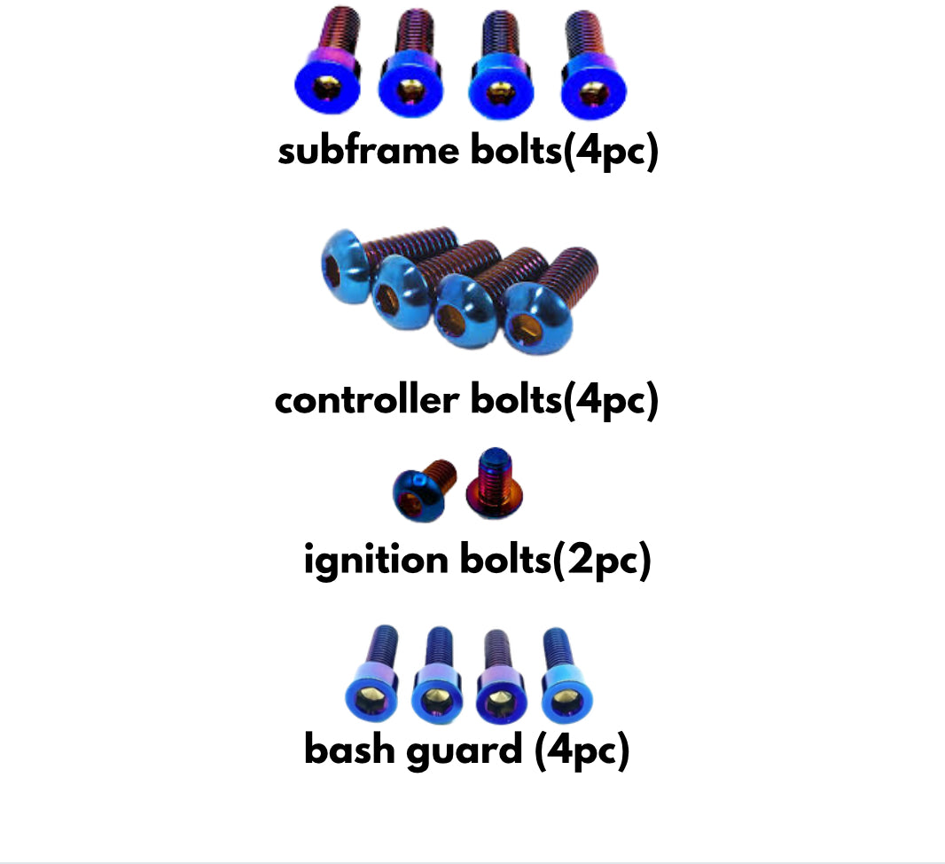 Value Surron LBX/E Ride Pro Titanium Bolt Kit