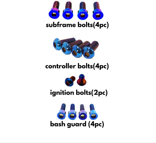 Value Surron LBX/E Ride Pro Titanium Bolt Kit