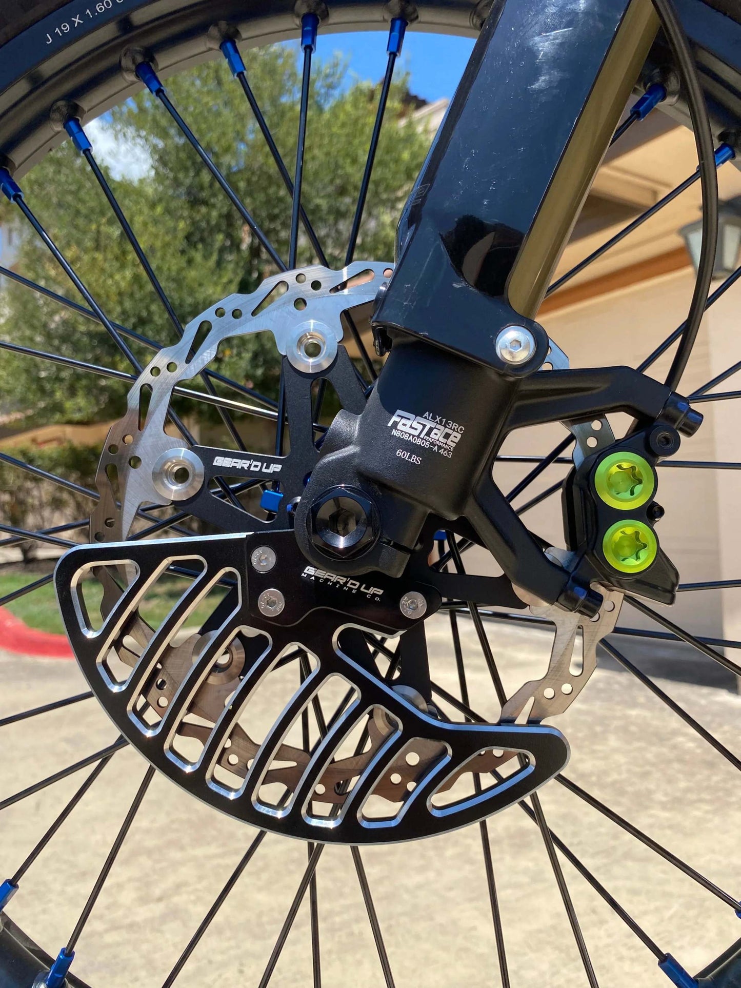 220mm Front Rotor Guard-Gear'd Up - MXwraps