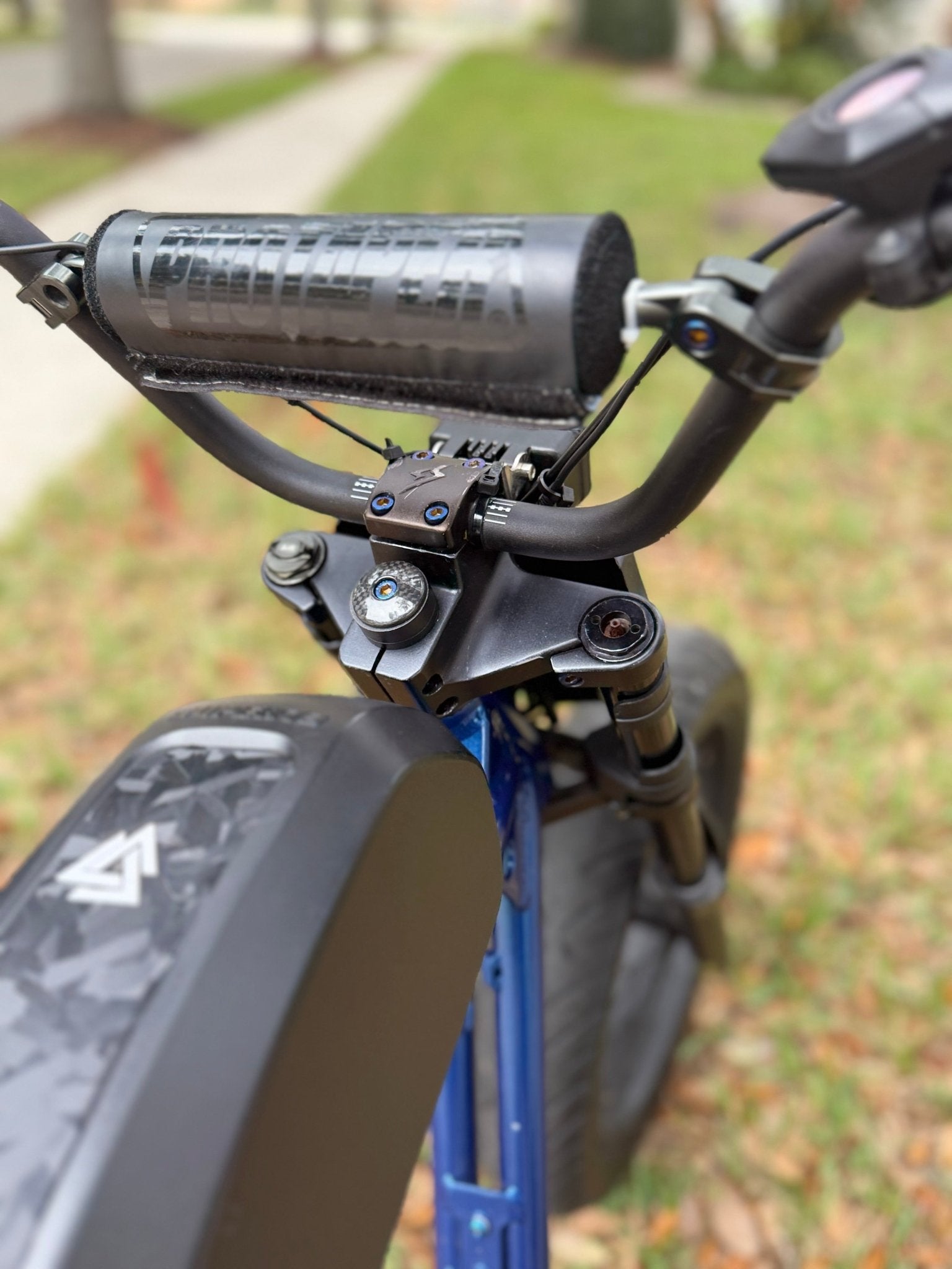 E - bike front fork titanium - MXwraps