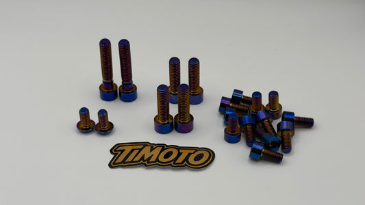 V2 Ridstar Q20 Titanium bolt kit