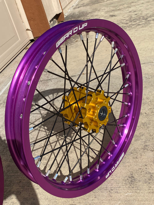 Gear'd Up Custom E-Moto Wheels-Surron/ Talaria/ E-Ride Pro