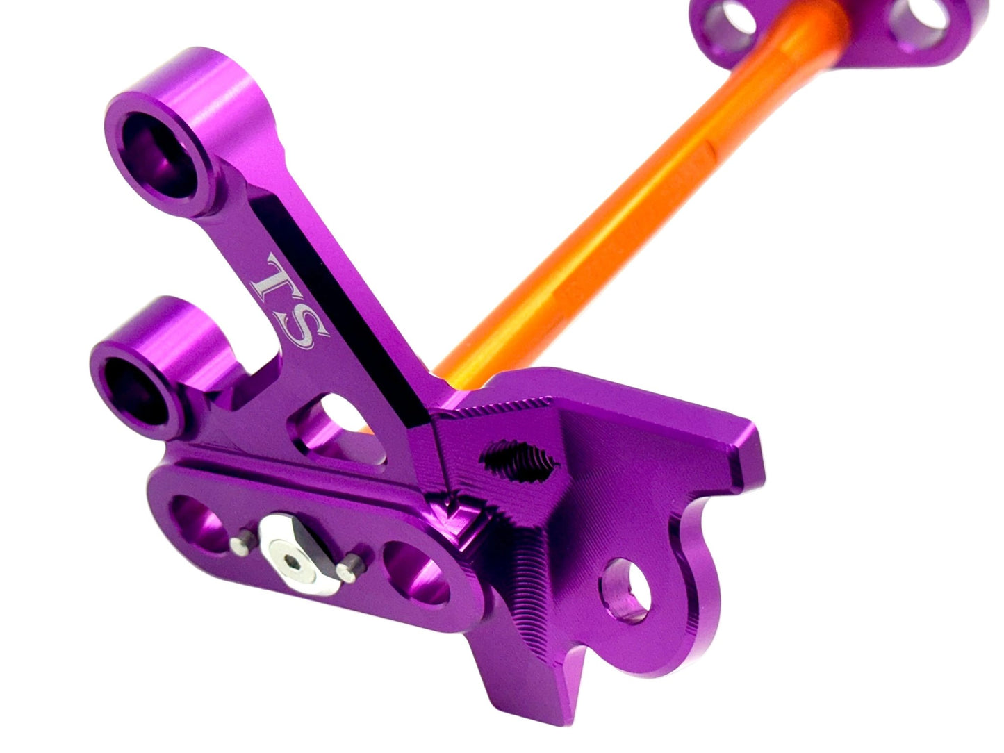 Custom CNC Aluminum Footpeg Bracket Assembly Surron - MXwraps