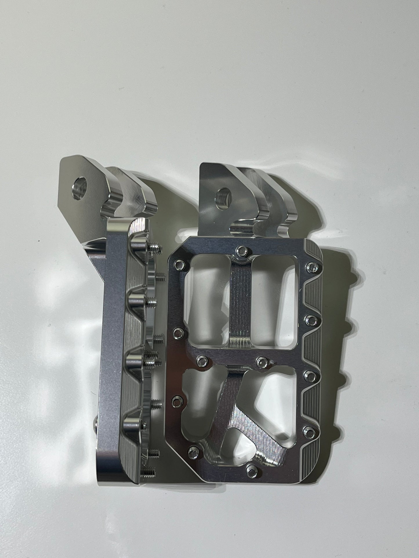Silver foot pegs