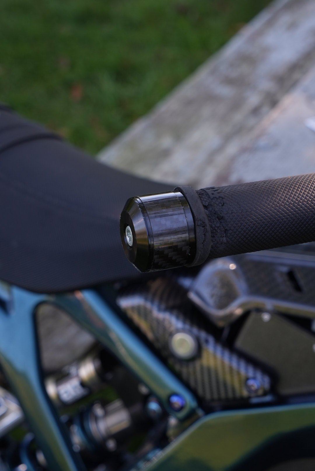 Carbon Fiber Bar Ends - MXwraps