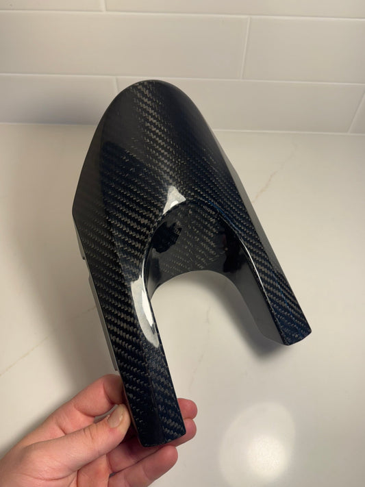 E Ride Pro REAL Carbon Fiber Mud Guard - MXwraps
