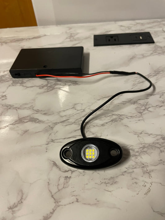 Budget Battery powered rock light