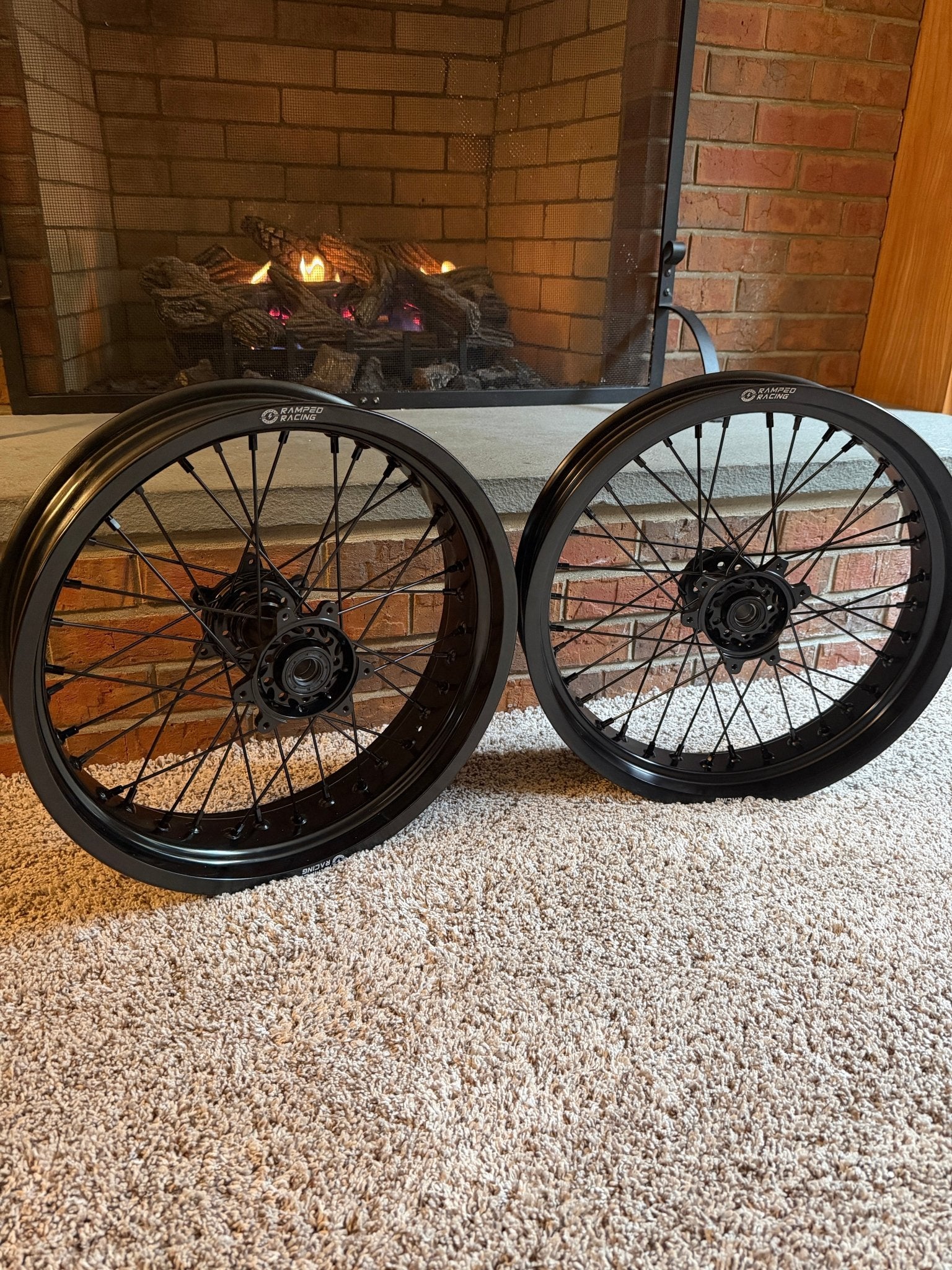 17/17 Ultrawide Supermoto Wheel Set for Surron Ultra Bee (No Tires) - MXwraps