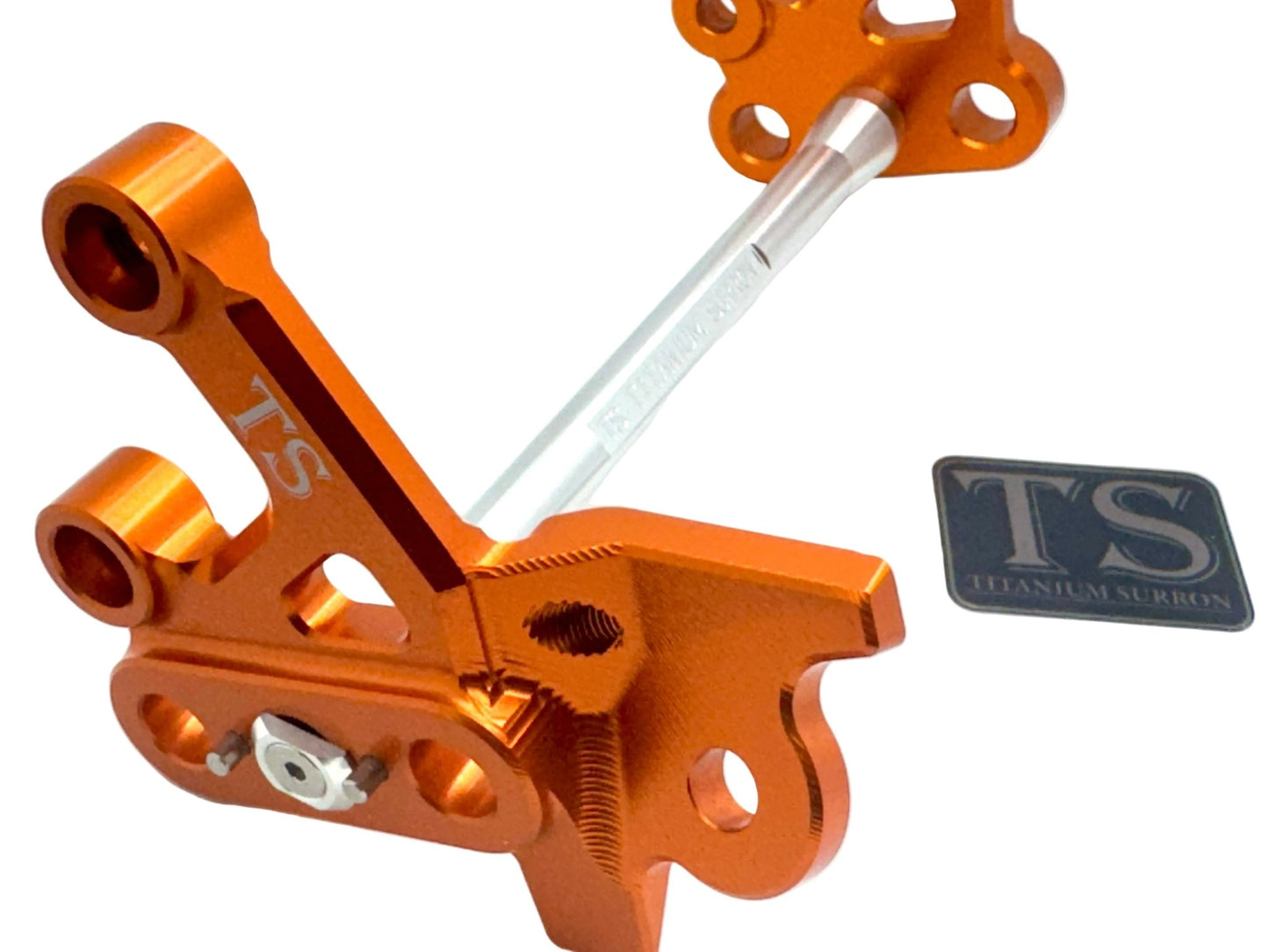 Custom CNC Aluminum Footpeg Bracket Assembly E-Ride Pro - MXwraps