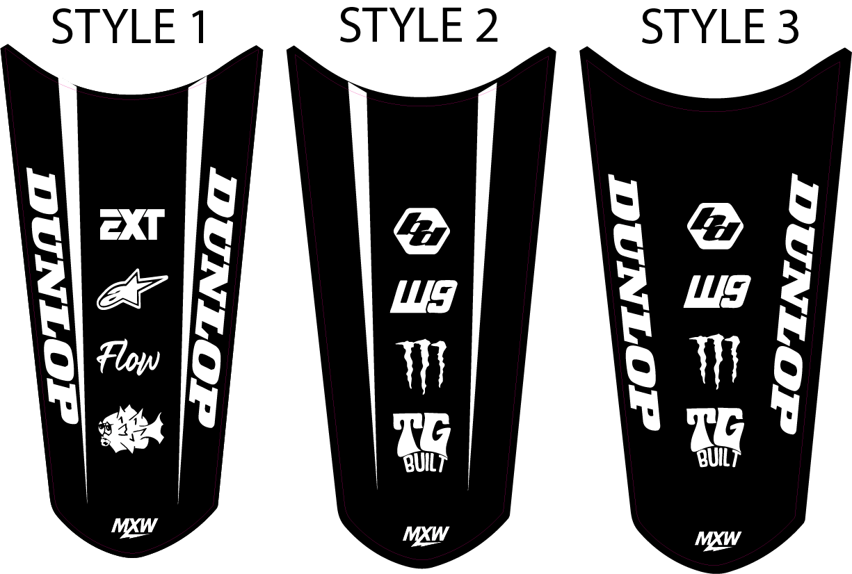 Soliel Supplies Tuttio Rear Fender Decal - MXwraps