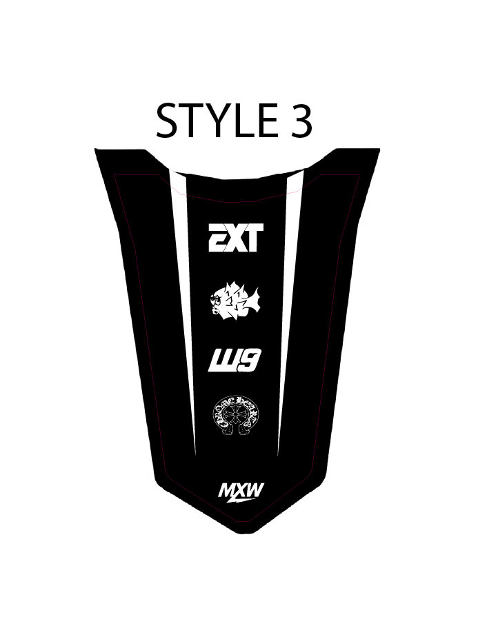 Talaria X3 Rear Fender Decal - MXwraps