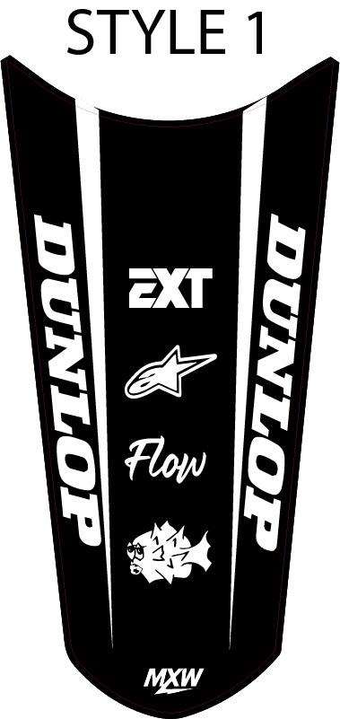 Soliel Supplies Tuttio Rear Fender Decal - MXwraps