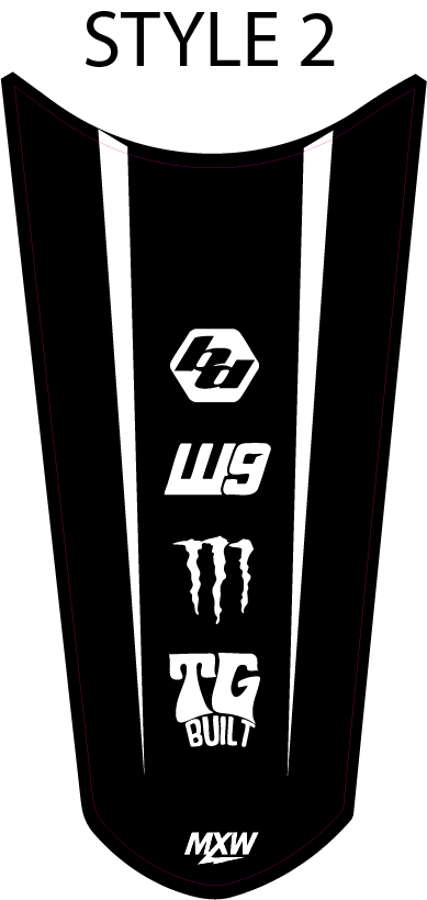 Soliel Supplies Tuttio Rear Fender Decal - MXwraps