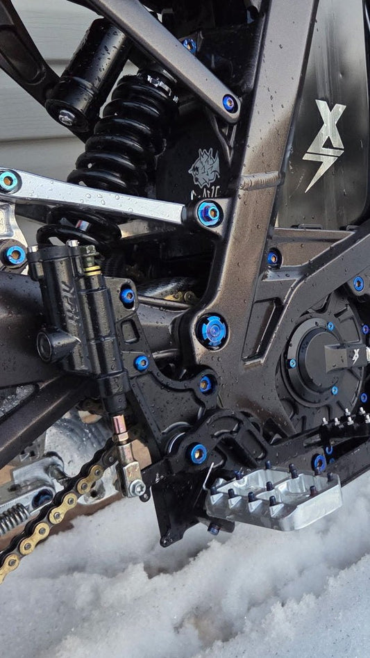 Footbrake titanium kit (6pc) - MXwraps