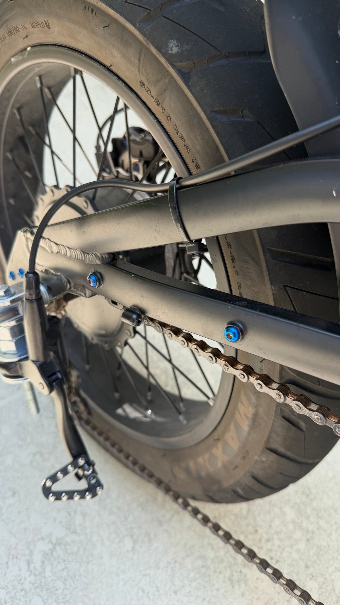 titanium frame bolts - MXwraps