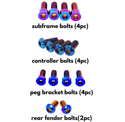 Value Talaria XXX Titanium Bolt Kit