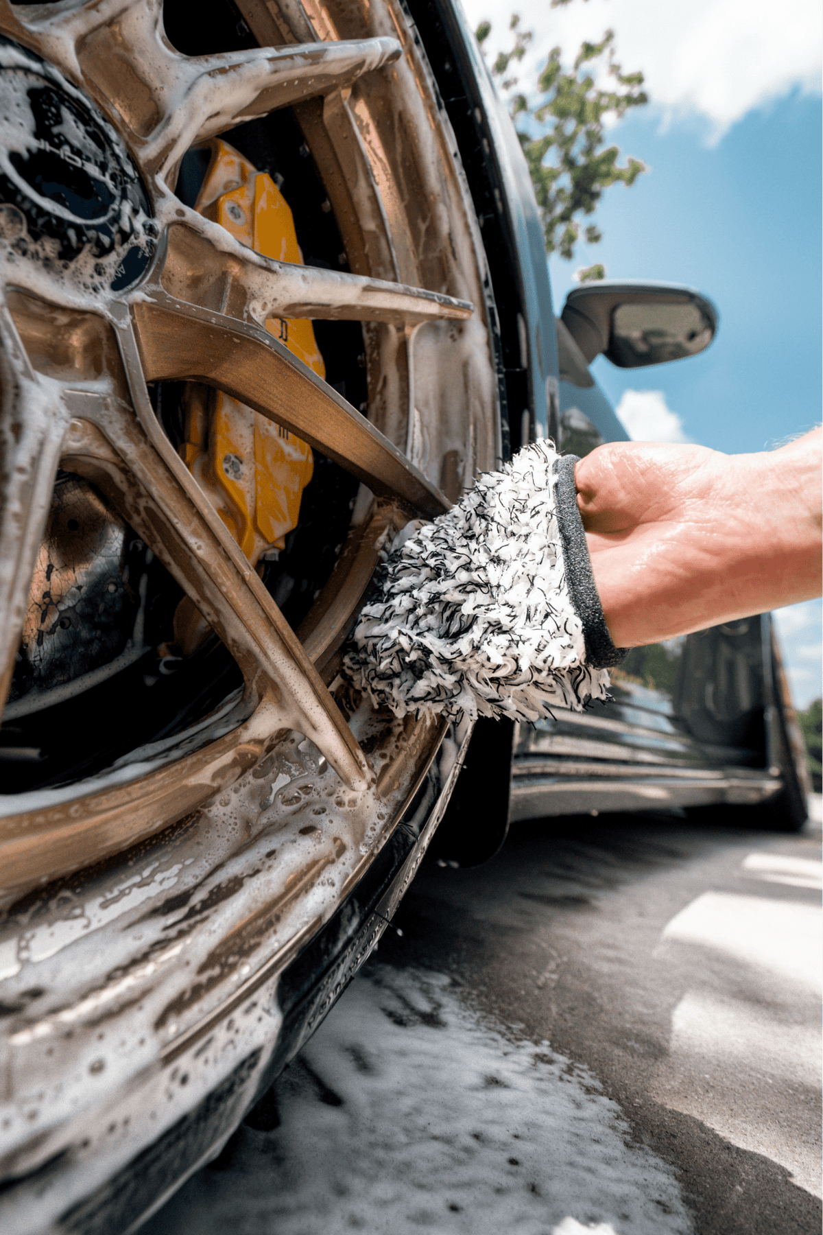 BLACKLINE® MICROFIBER WHEEL MITT