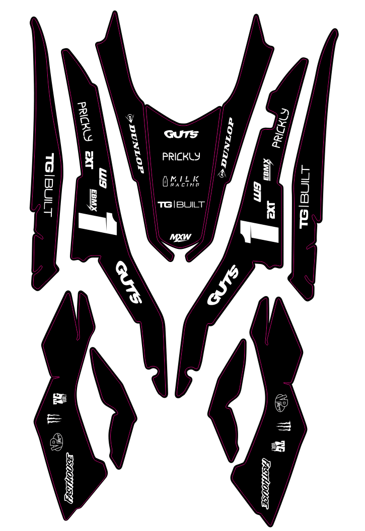 MXwraps Express Ultra Bee Graphic Kit - MXwraps