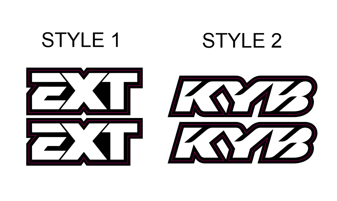 MXwraps Express Fork Tube Decals - MXwraps