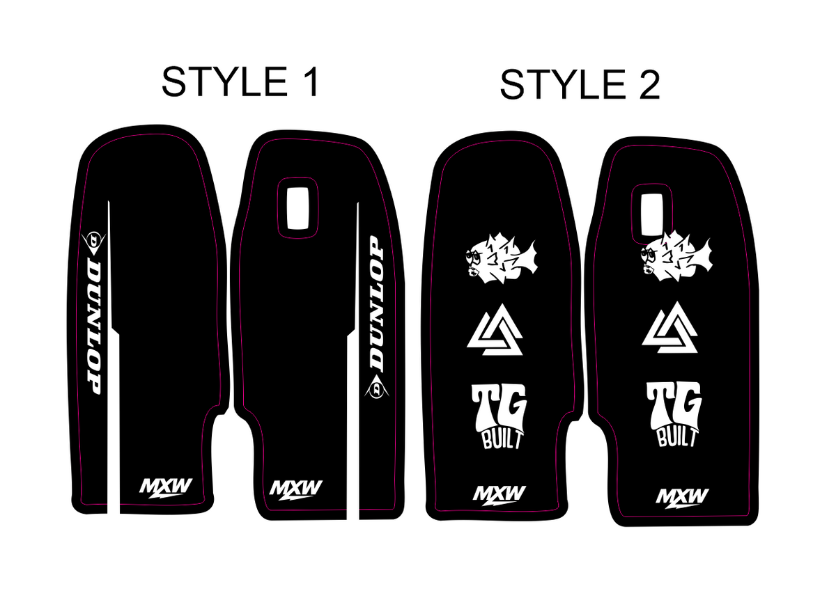 MXWraps Express Pre-Designed Yozma Fork Decals