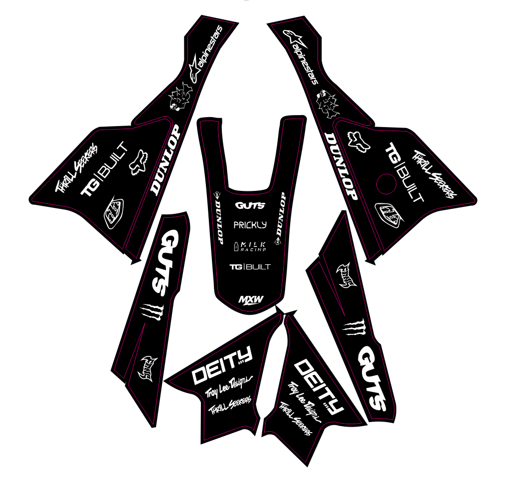 MXWraps Express Pre-Designed Yozma Graphic Kit