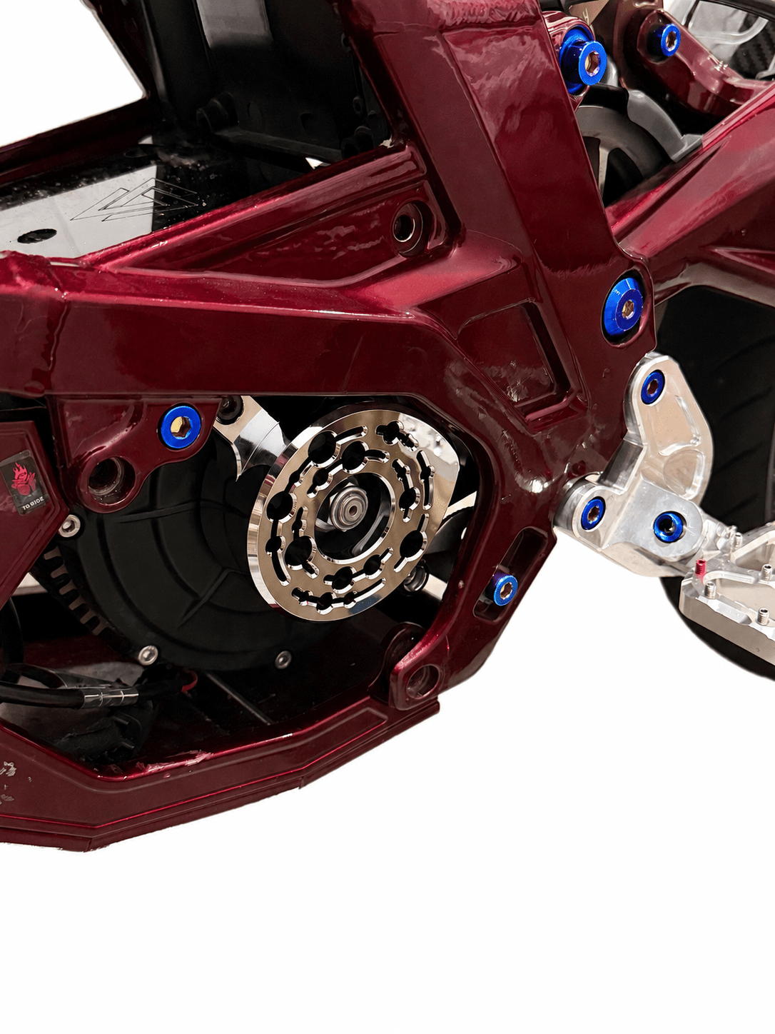 ExW Surron/Eride "Pro" Style Motor Cover (METAL) - MXwraps