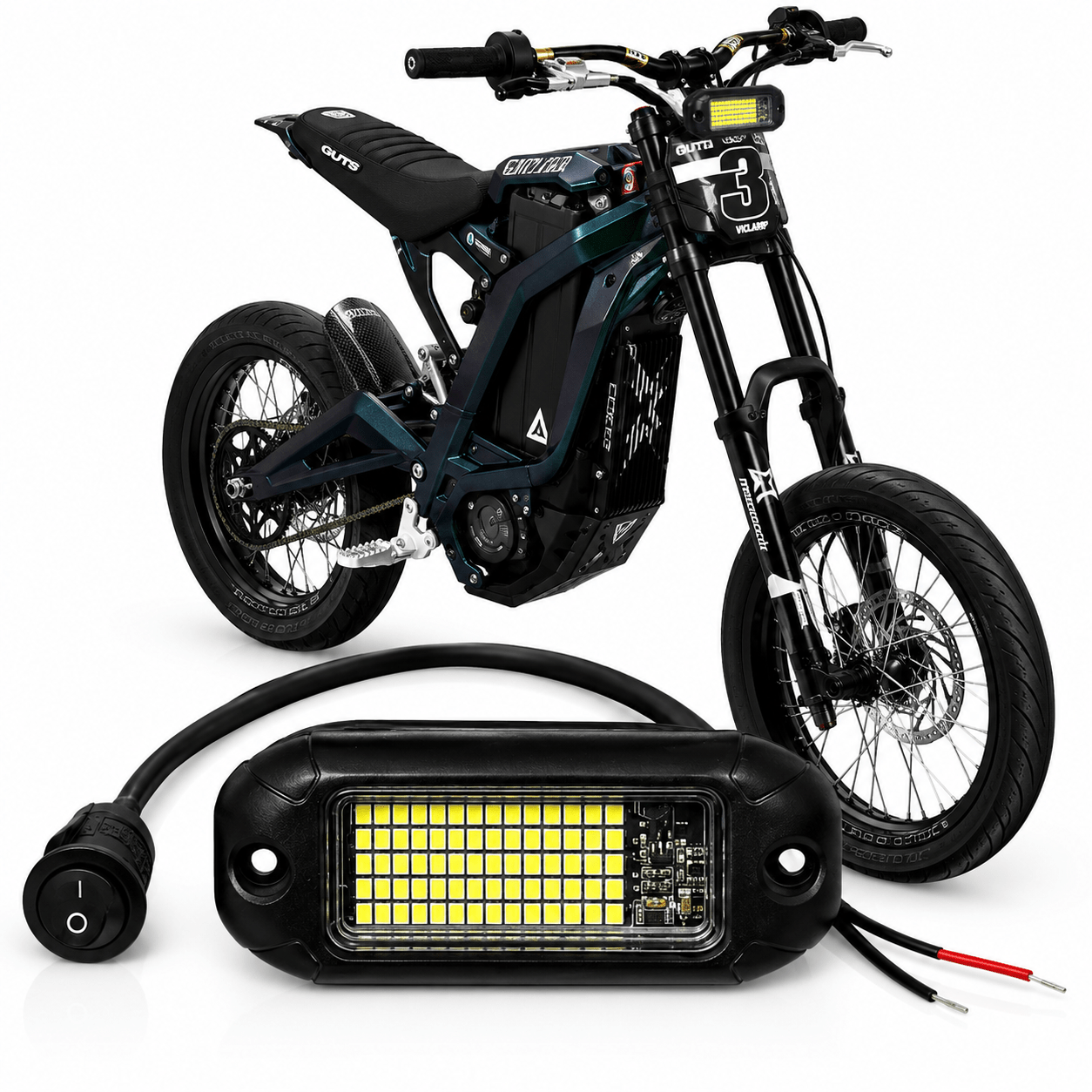 Surron Light Bee V3 Plug & Play Rock Light - MXwraps