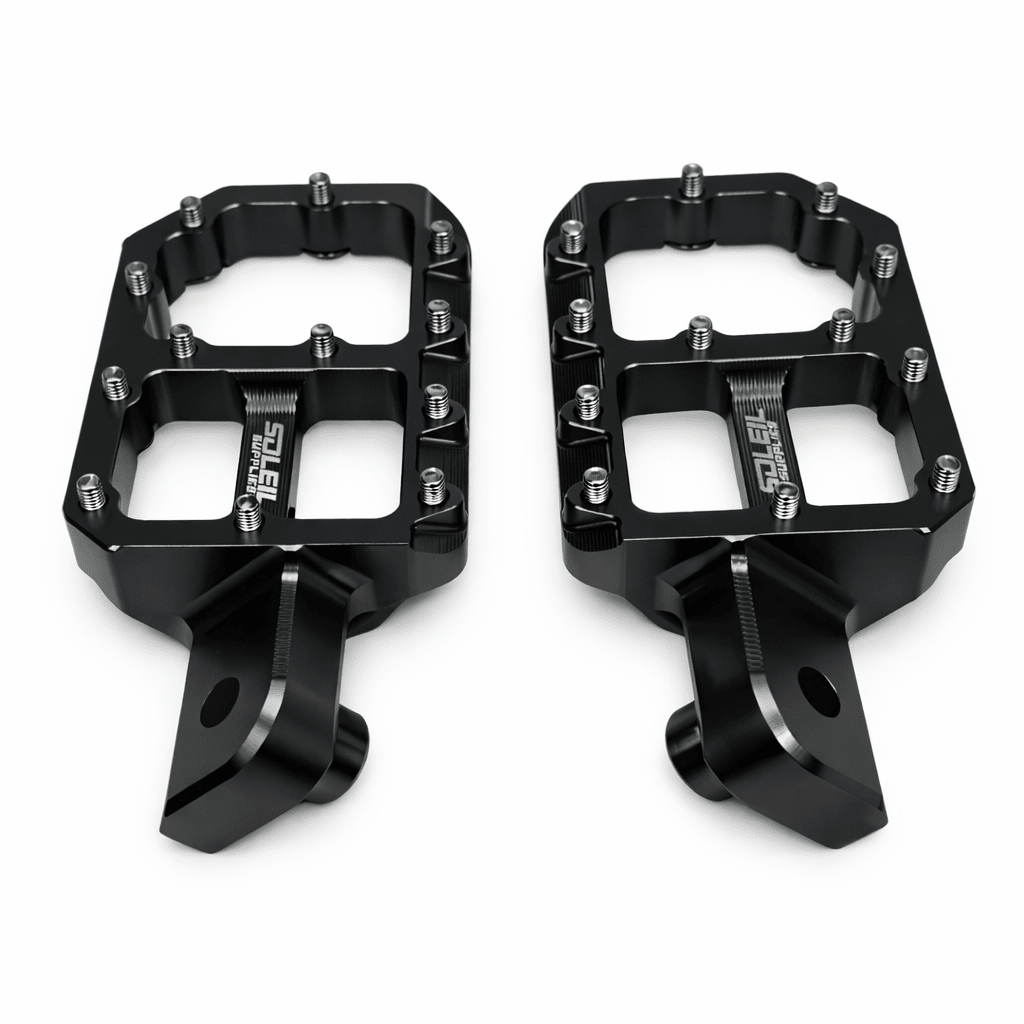 Tuttio Soleil 01 Upgraded CNC Pegs — Silver or Jet Blue Spikes | V2 & New Designs - MXwraps