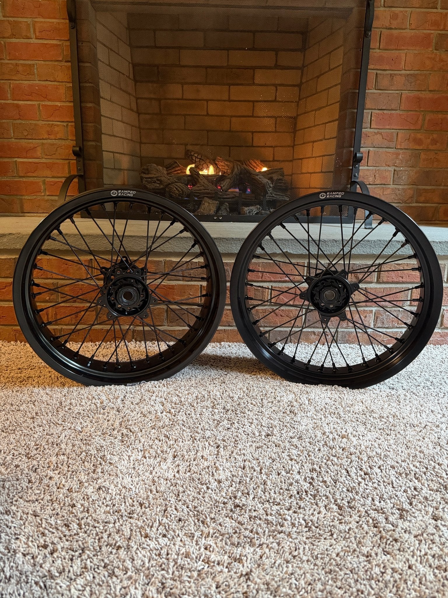 17/17 Ultrawide Supermoto Wheel Set for Surron Ultra Bee (No Tires) - MXwraps