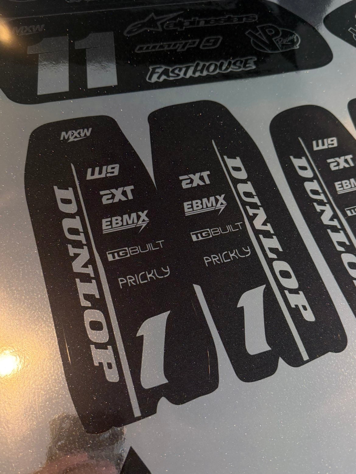 Tuttio Fork Guard Decals - MXwraps
