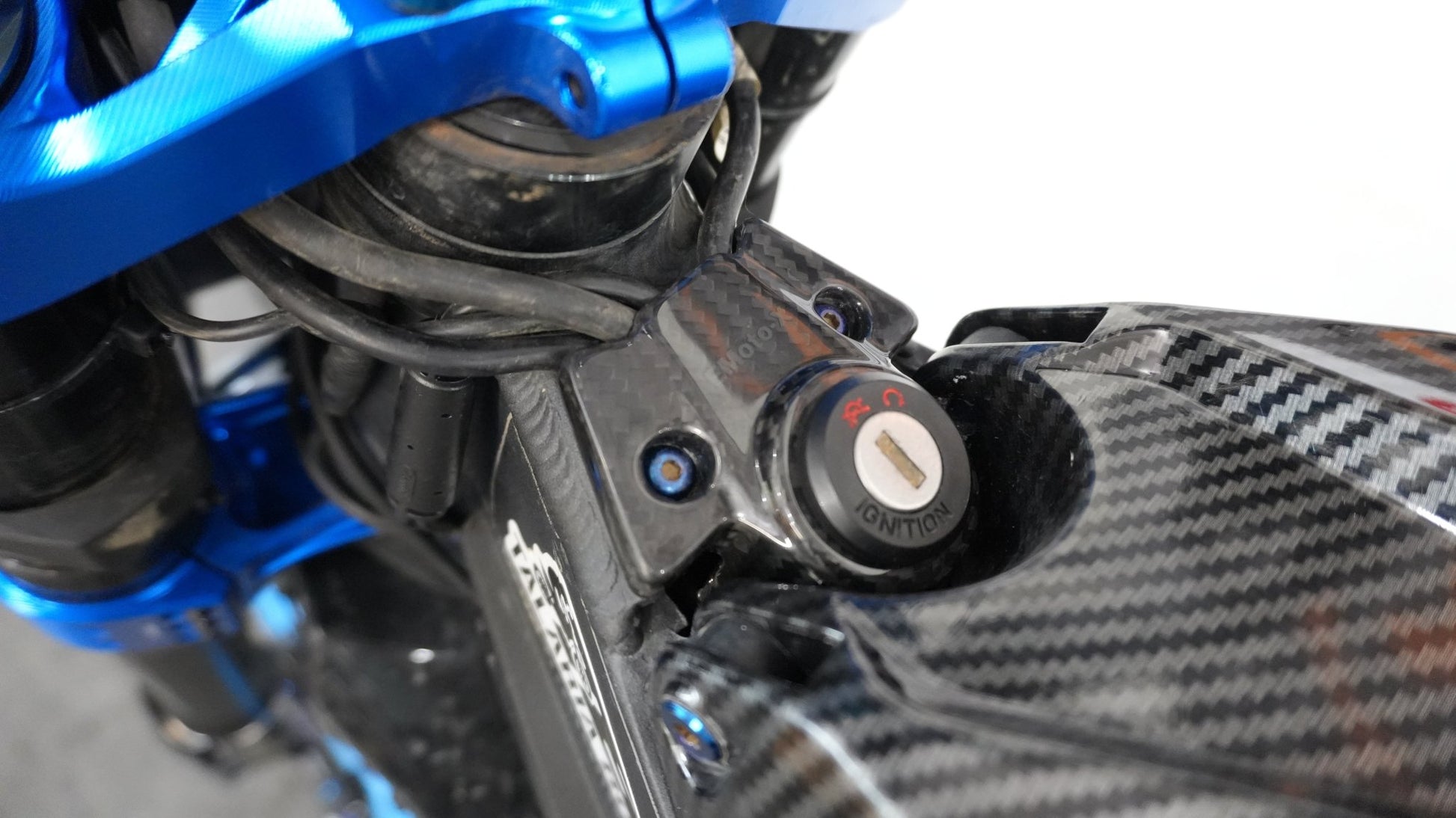 EMoto - X Carbon Fiber Ignition Switch Cover For Talaria Sting - MXwraps