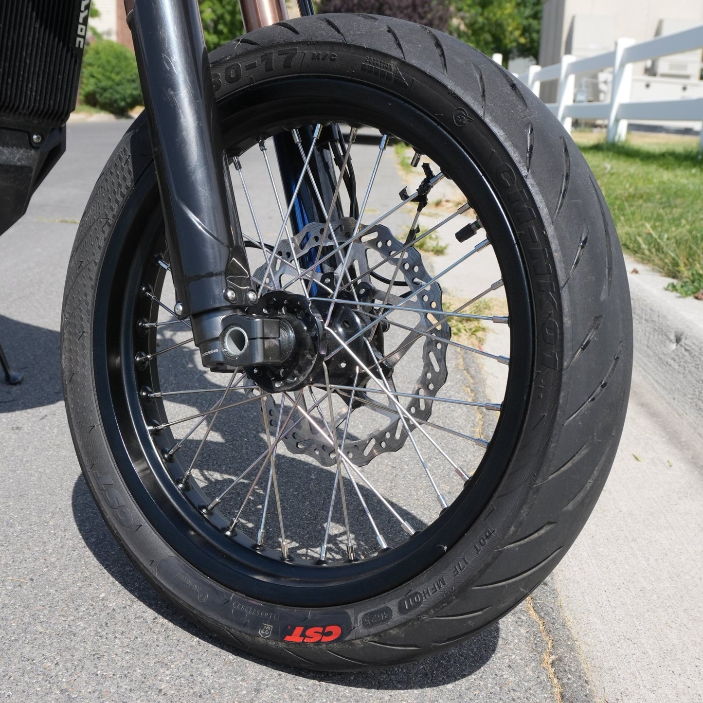 Complete 17in Super Moto Wheel Set for Surron Ultra Bee - MXwraps