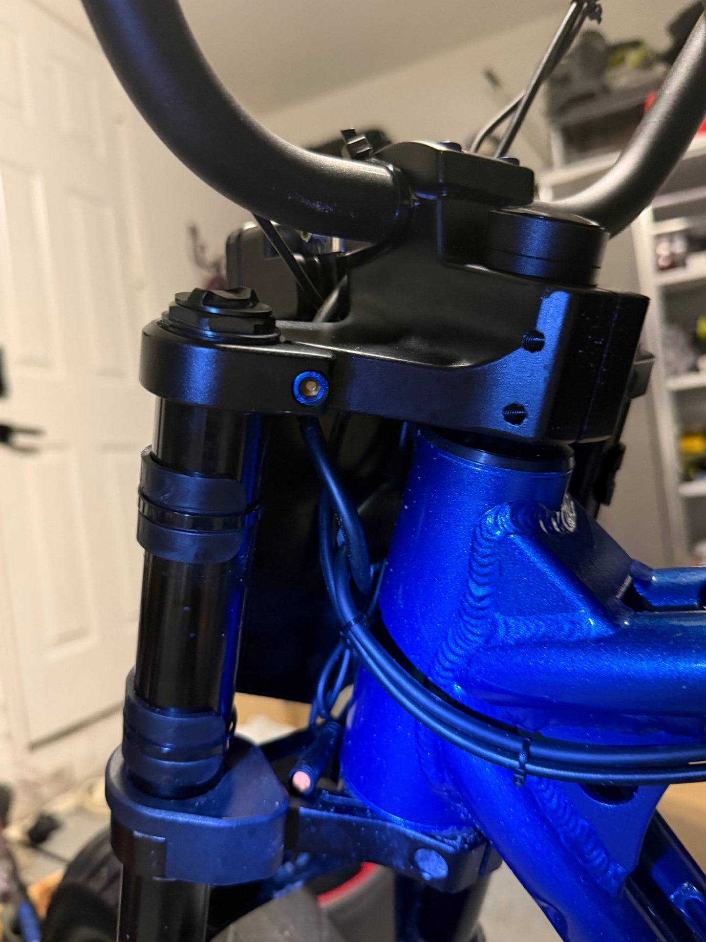 E - bike front fork titanium - MXwraps