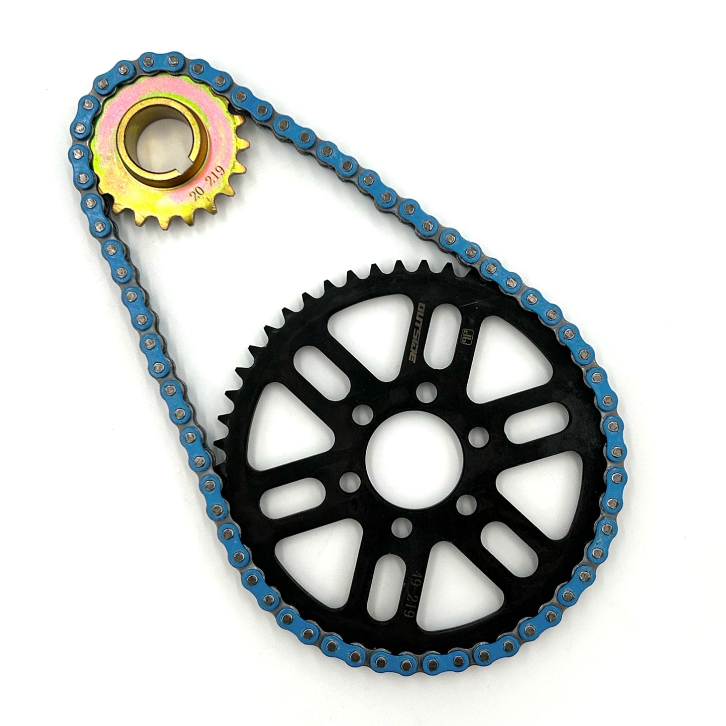 Primary Belt to Chain Conversion Kit | 219 | RK Sealed O-Ring | E Ride Pro 2.0/3.0/SR - MXwraps
