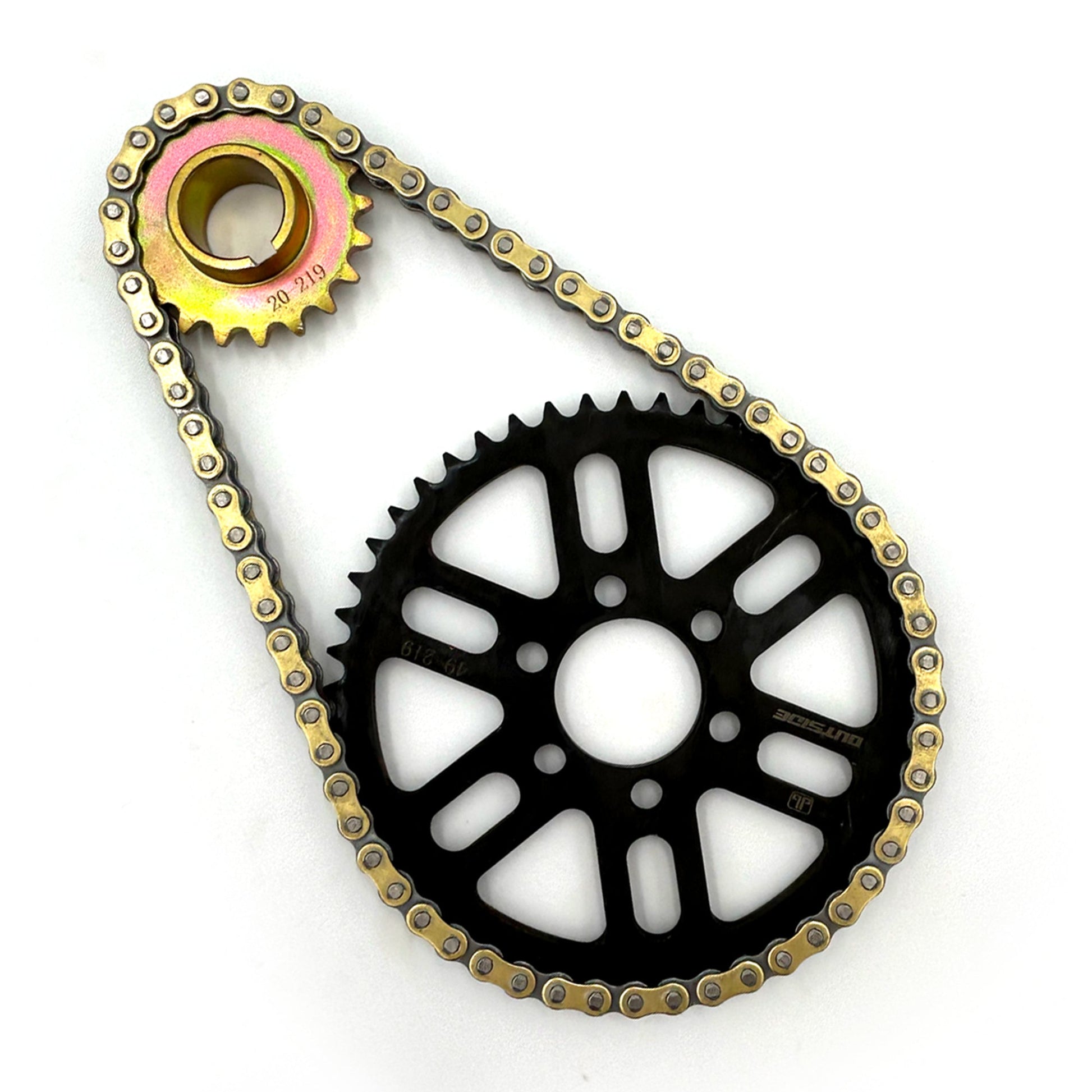 Primary Belt to Chain Conversion Kit | 219 | RK Non-Sealed Chain | E Ride Pro 2.0 - MXwraps