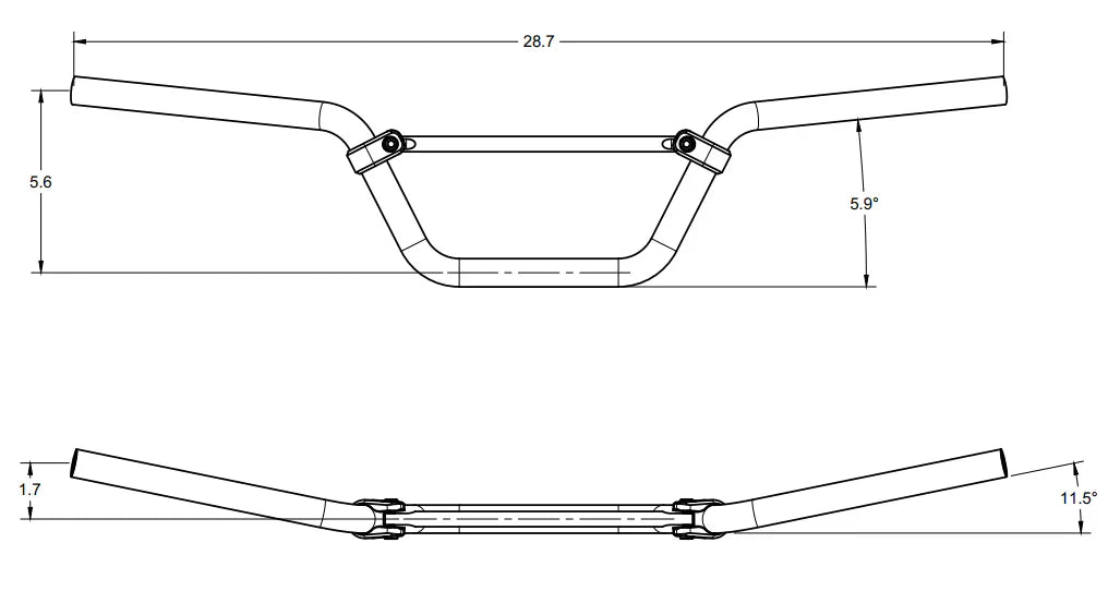 E&C Pit Bike High Bars For The RTR - MXwraps