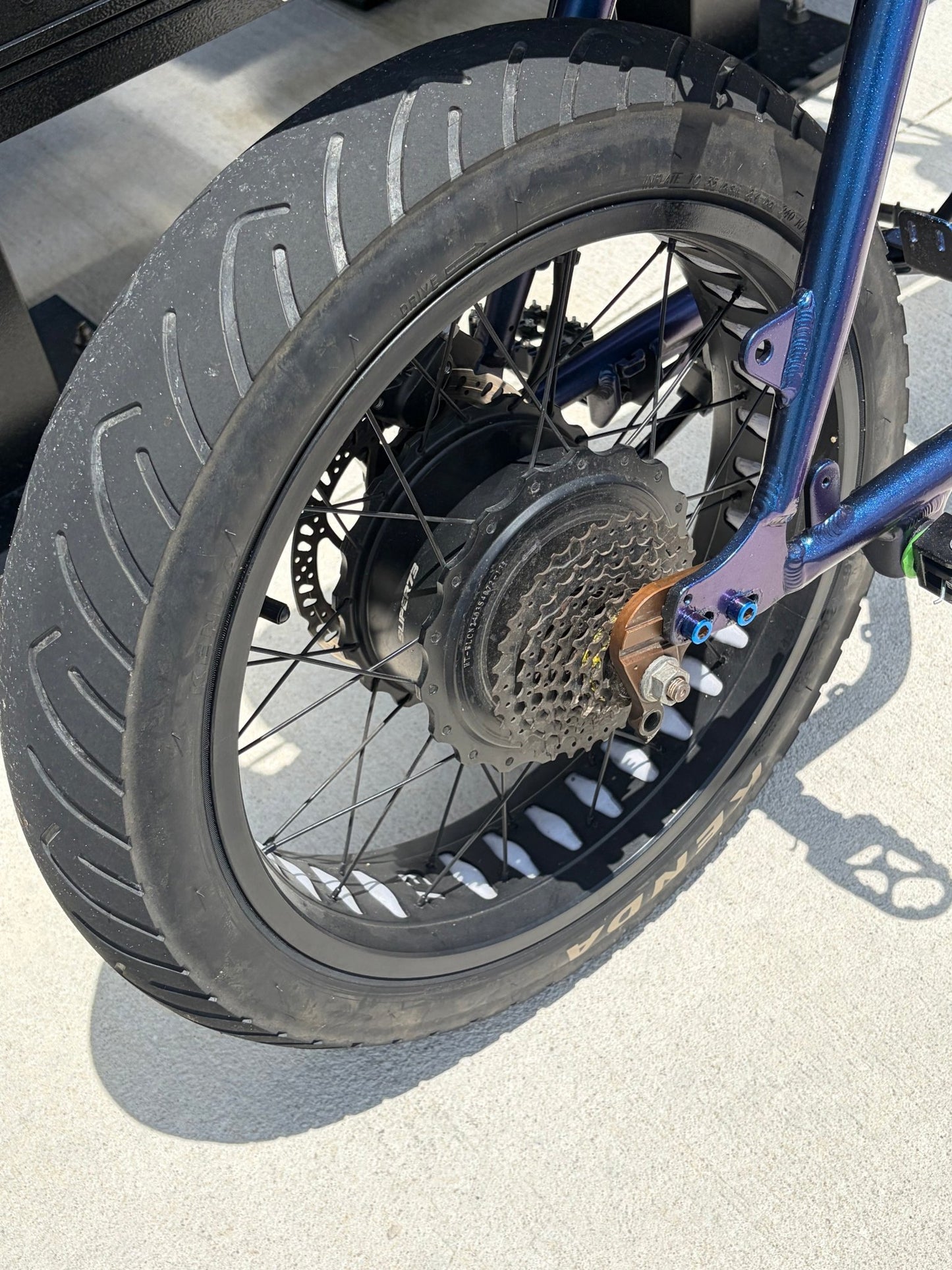 Kenda Kraze 20x4.25 Supermoto Fat Tire for Electric Bikes - MXwraps