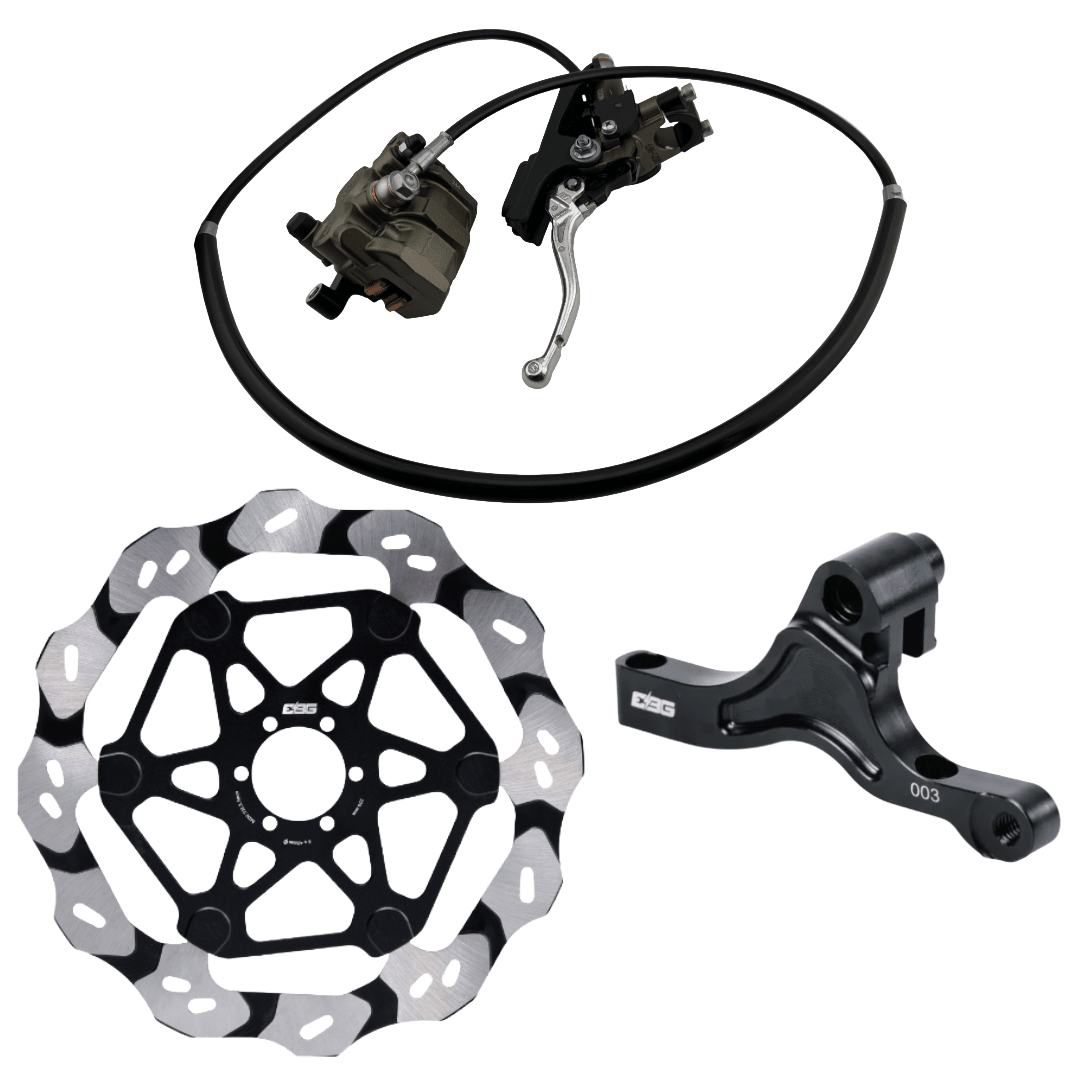 Ebike Garage Moto Brake Conversion Kit // "Ultra Bee Brakes" // Vetra, Arctic Leopard XE - MXwraps