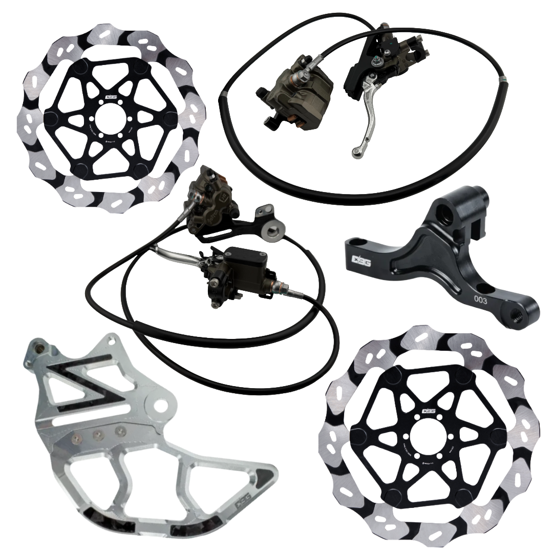Ebike Garage Moto Brake Conversion Kit // "Ultra Bee Brakes" // Throne Srpnt X3