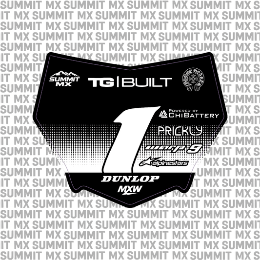 Horizon Number Plate Decal - MXwraps